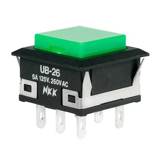 UB26KKW01N-F (SWITCH PUSHBUTTON DPDT 5A 125V)