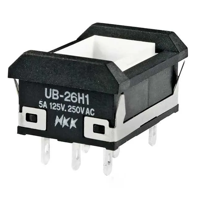 UB26NBKW015D (SWITCH PUSHBUTTON DPDT 5A 125V)