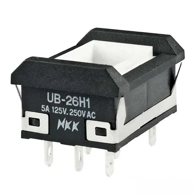 UB26NBKW015F (SWITCH PUSHBUTTON DPDT 5A 125V)