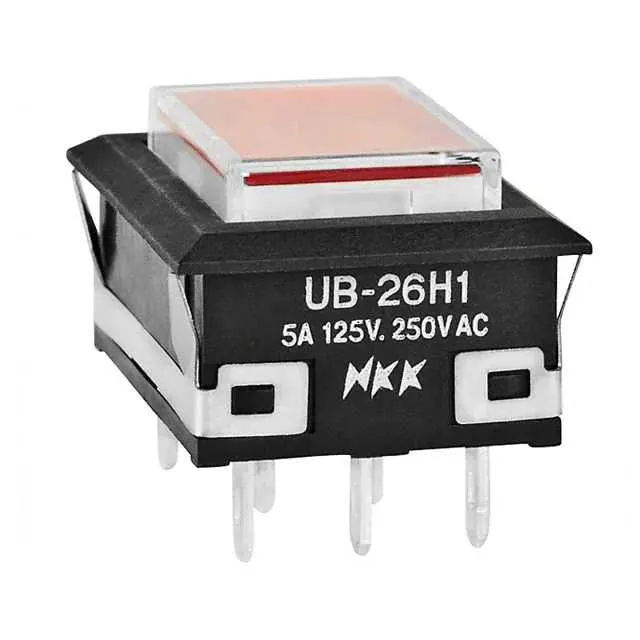 UB26NKW015C-JC (SWITCH PUSHBUTTON DPDT 5A 125V)