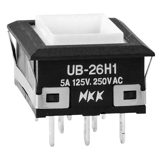 UB26NKW015C (SWITCH PUSHBUTTON DPDT 5A 125V)