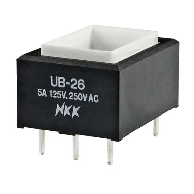UB26RKW03N (SWITCH PUSHBUTTON DPDT 5A 125V)