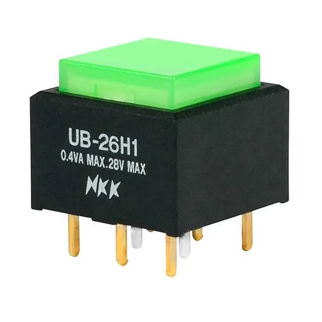 UB26SKG035F-FF (SWITCH PUSH DPDT 0.4VA 28V)