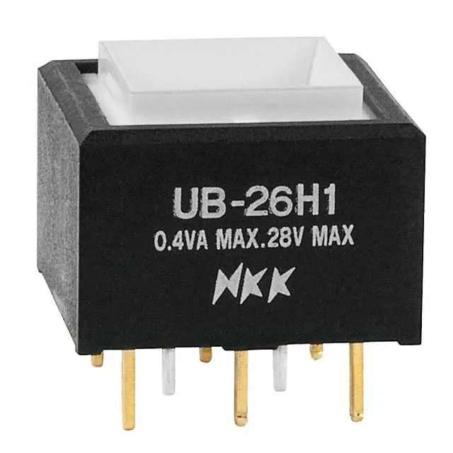 UB26SKG035F (SWITCH PUSH DPDT 0.4VA 28V)