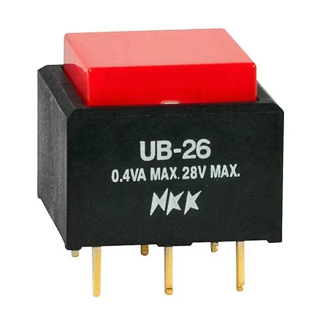 UB26SKG03N-C (SWITCH PUSH DPDT 0.4VA 28V)