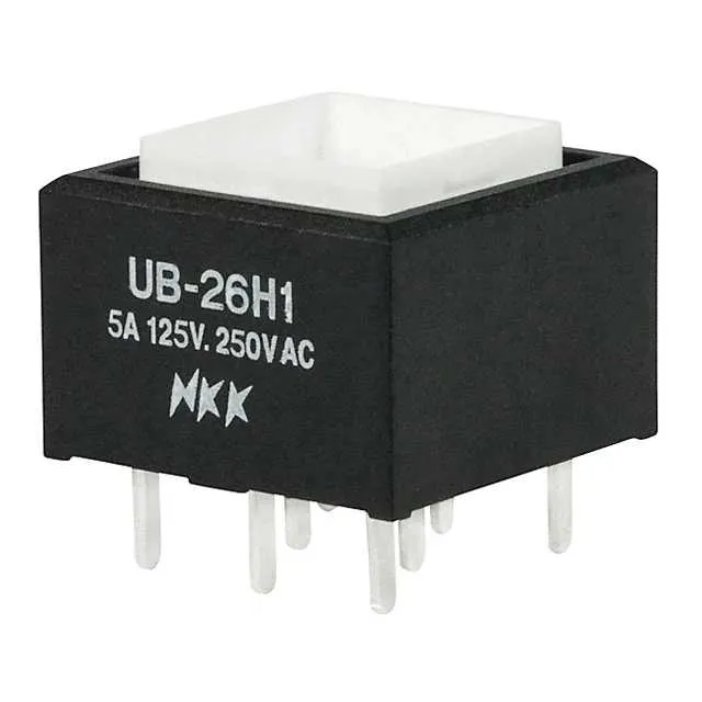 UB26SKW035F (SWITCH PUSHBUTTON DPDT 5A 125V)