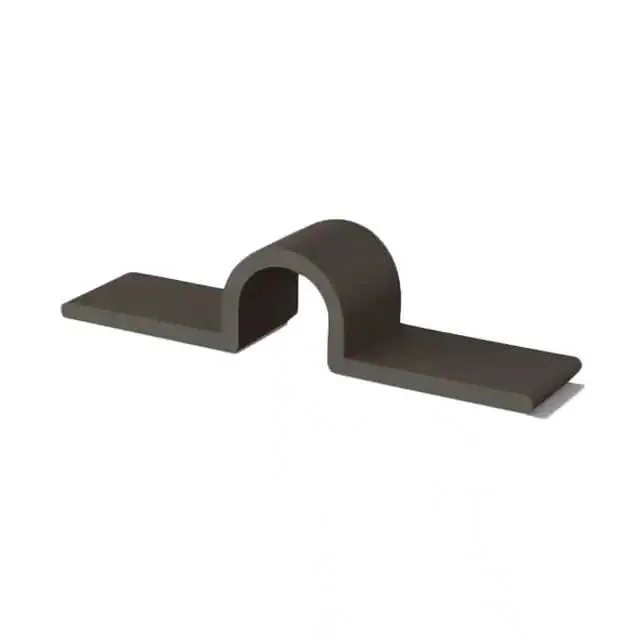 UC-2-RT (CBL CLIP U-TYPE BLACK ADHESIVE)