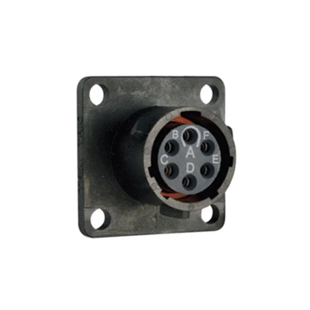 UTS010D6S (CONN RCPT FMALE 6POS GOLD SOLDER)
