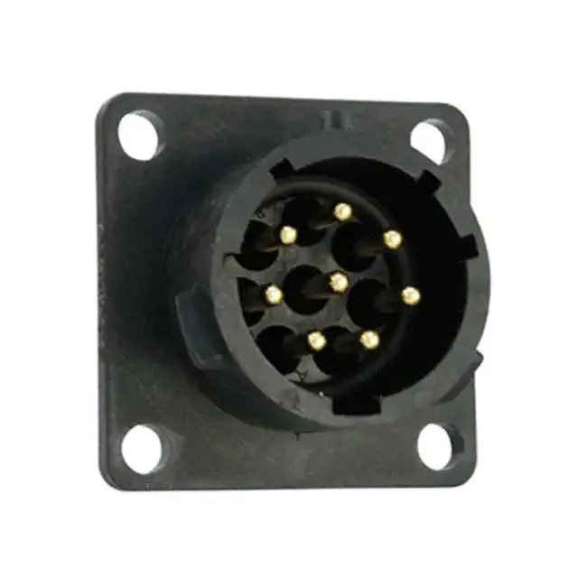 UTS0128P (CONN RCPT HSNG MALE 8POS PNL MNT)