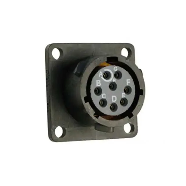 UTS012D8S (CONN RCPT FMALE 8POS GOLD SOLDER)