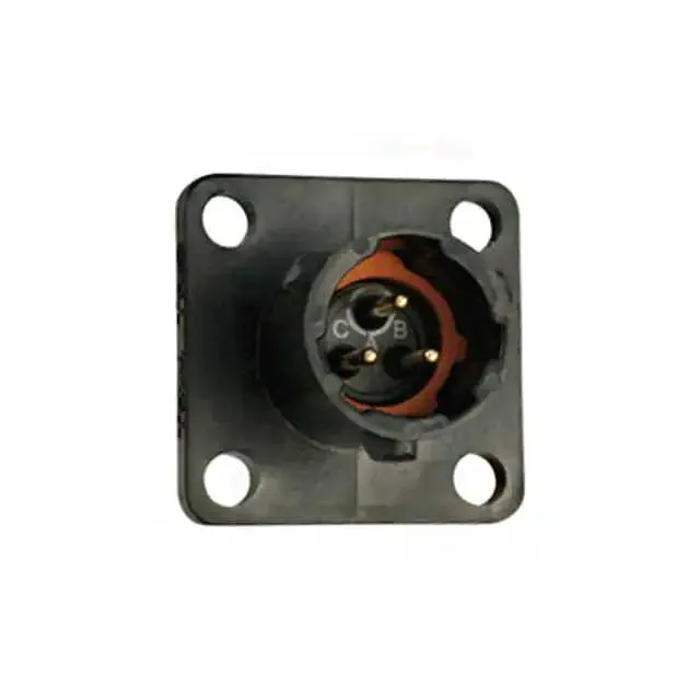 UTS08D33P (CONN RCPT MALE 3POS GOLD SOLDER)