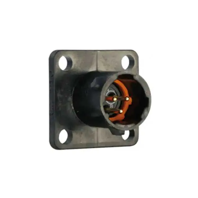 UTS08D3P (CONN RCPT MALE 3POS GOLD SOLDER)