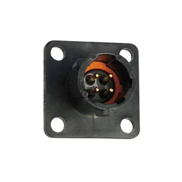 UTS08D4P (CONN RCPT MALE 4POS GOLD SOLDER)