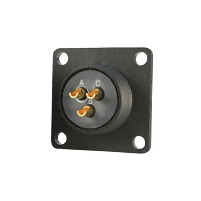 UTS08E3P (CONN RCPT MALE 3POS SOLDER CUP)