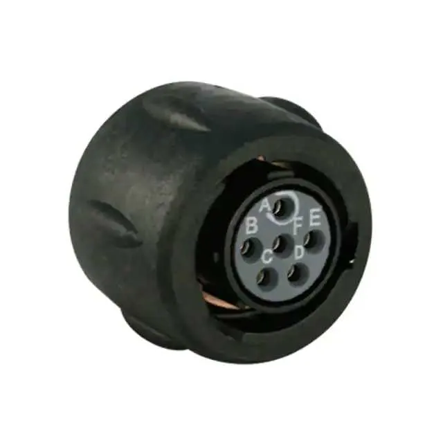 UTS610E98S (CONN PLUG FMALE 6POS SOLDER CUP)