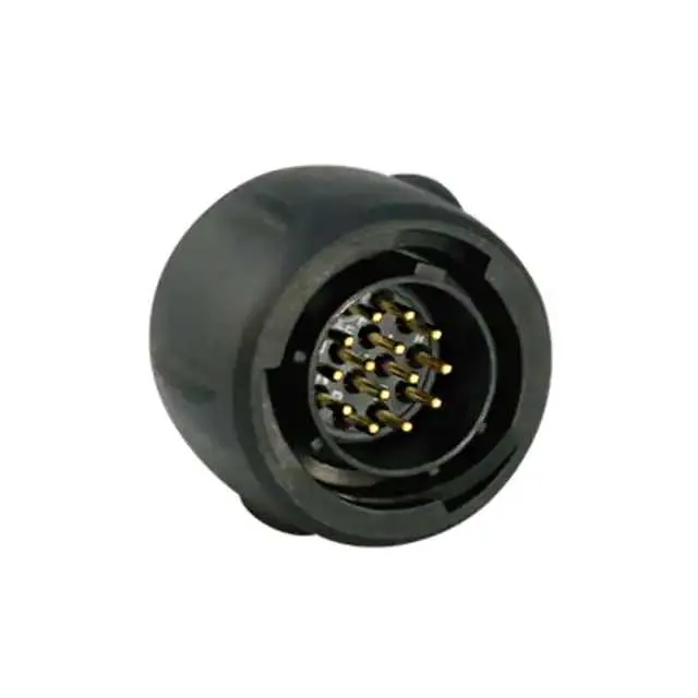 UTS612E14P (CONN PLUG MALE 14POS SOLDER CUP)