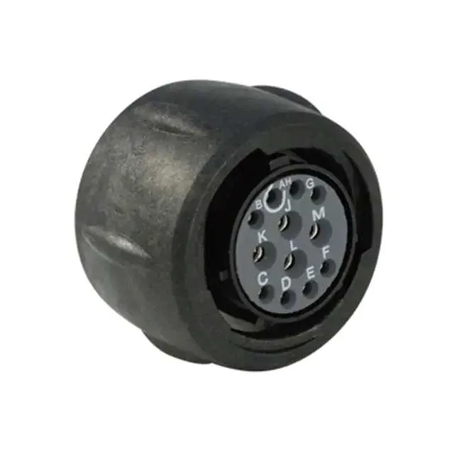 UTS614E12P (CONN PLUG MALE 12POS SOLDER CUP)