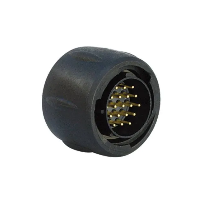 UTS614E19P (CONN PLUG MALE 19POS SOLDER CUP)