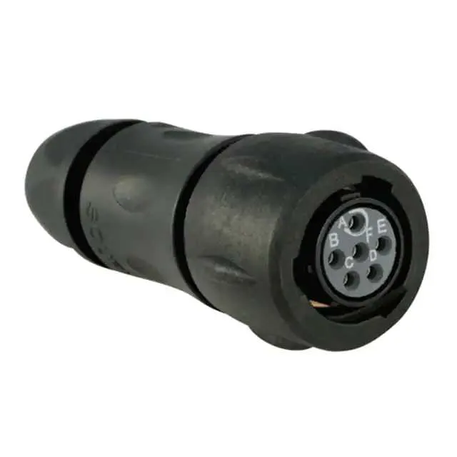 UTS6JC10E98S (CONN PLUG FMALE 6POS SOLDER CUP)