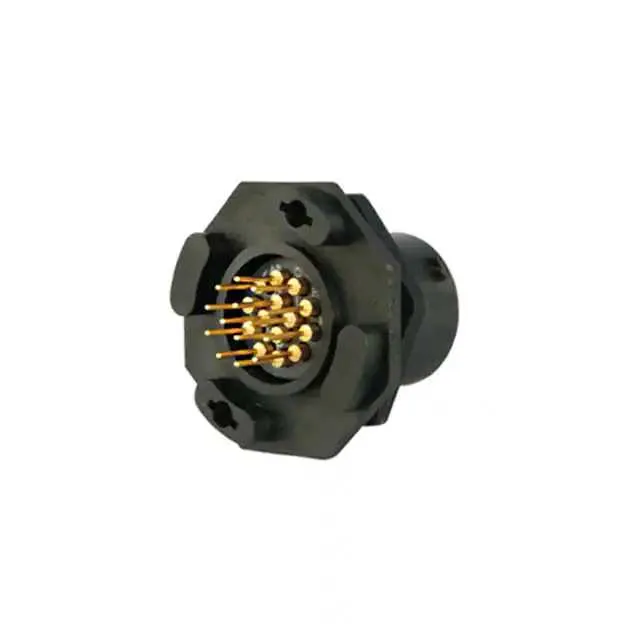 UTS712D14P (CONN RCPT MALE 14POS GOLD SOLDER)