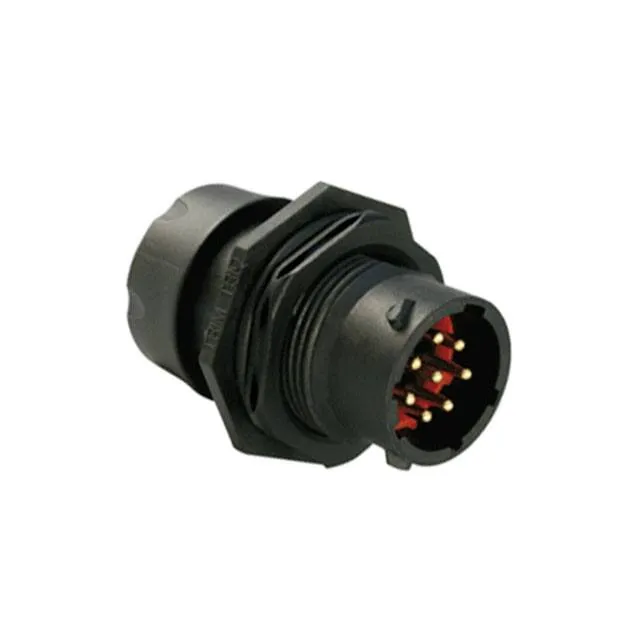 UTS7GN128P (CONN RCPT HSNG MALE 8POS PNL MNT)