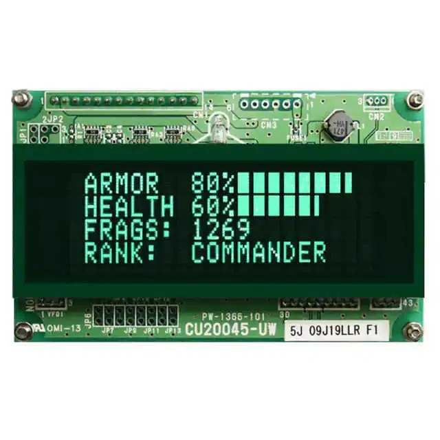 GRN204 (LCD ACCY VFD FILTER 20X4 GREEN)