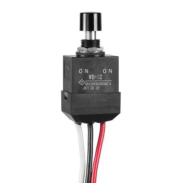 WB12L-DA (SWITCH PUSHBUTTON SPDT 6A 125V)