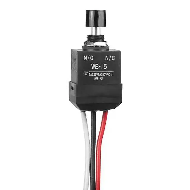 WB15L-DA (SWITCH PUSHBUTTON SPDT 6A 125V)