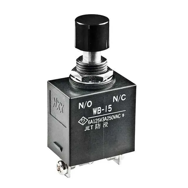 WB15T-DA (SWITCH PUSHBUTTON SPDT 6A 125V)