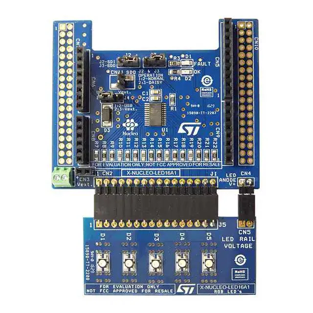 X-NUCLEO-LED16A1 (NUCLEO BOARD LED1642GW LED DRVR)