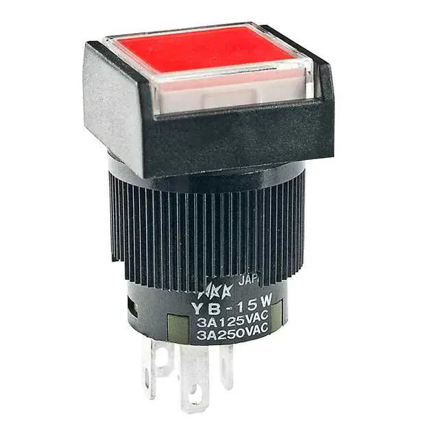 YB15WSKW01-5C12-JC (SWITCH PUSHBUTTON SPDT 3A 125V)