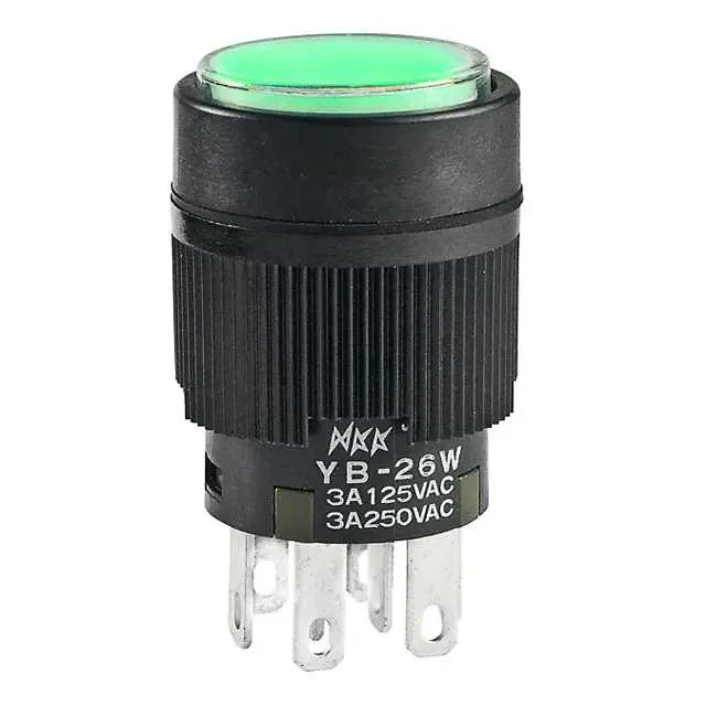 YB26WCKW01-5F-JF (SWITCH PUSHBUTTON DPDT 3A 125V)