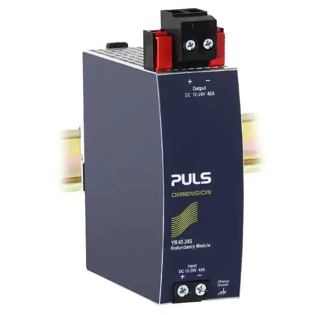 YR40.245 (DIN RAIL RED.MOD 12-28V 40A PLUG)