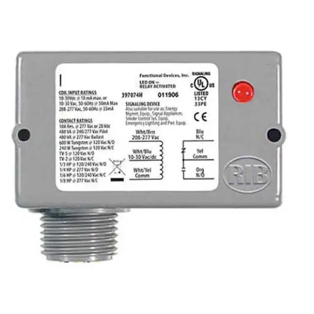 RR1SPDTC277 (ENCLOSED RELAY 10 AMP SPDT)