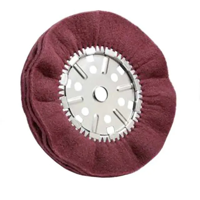 61500293818 (SATIN PLEAT BUFF WHEEL 124A FIN")