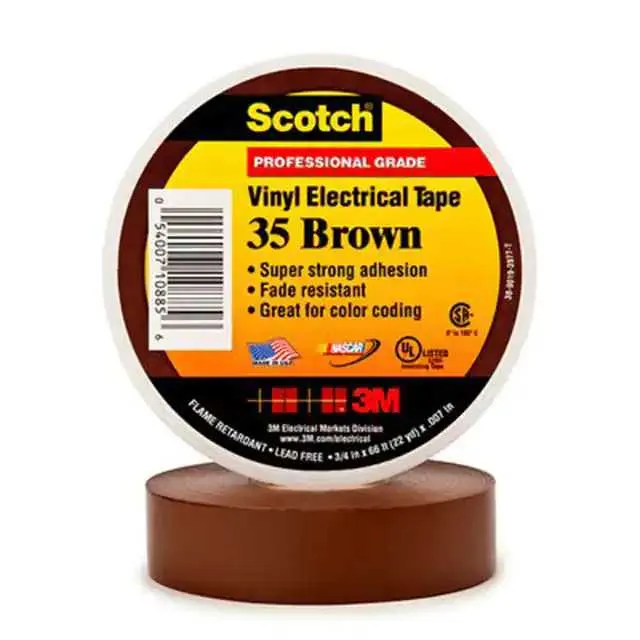 35-BROWN-3/4 (TAPE ELECTRICAL BRN 3/4X 22YDS")