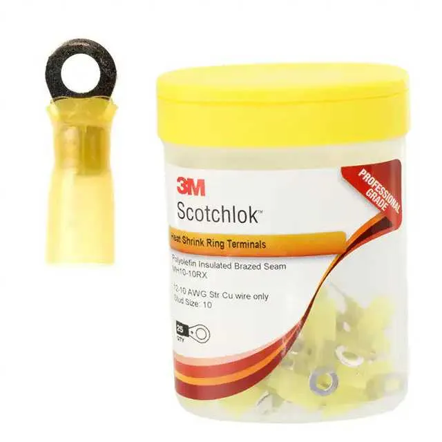 MH10-10RX-BOTTLE (CONN RING CIRC 10-12AWG #10 25PC)