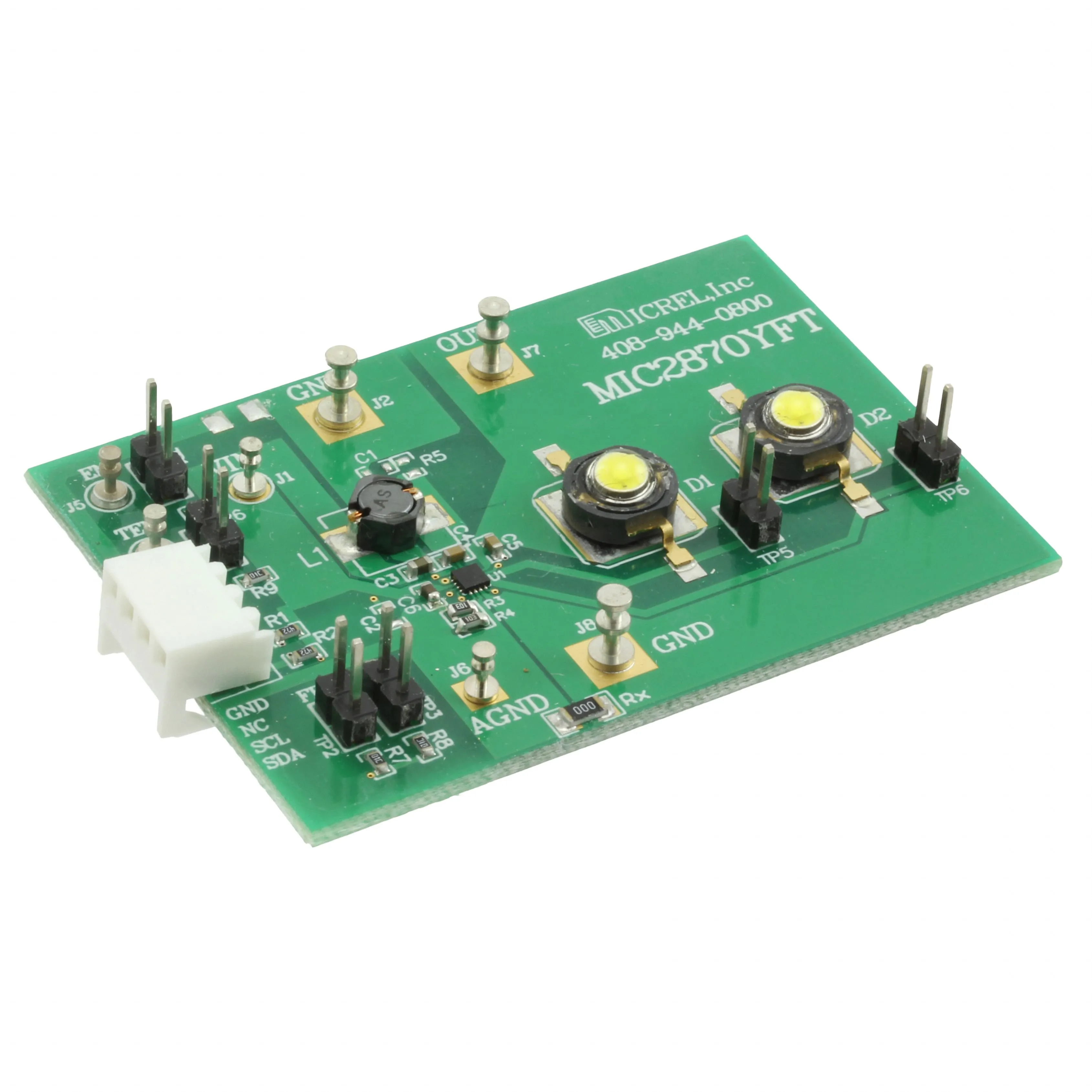 MIC2870YFT-EV (EVAL BOARD 1.5A 2CH LED DRIVER)