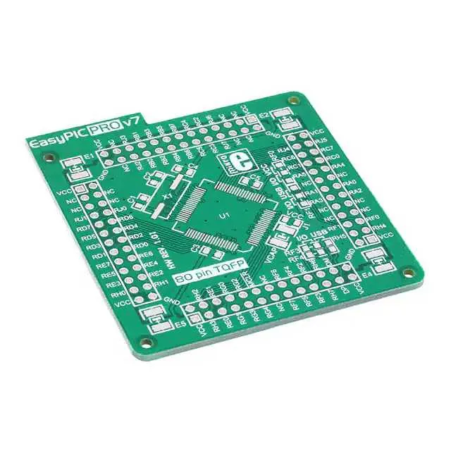 MIKROE-1001 (CARD EASYPIC PRO V7 EMPTY 80TQFP)