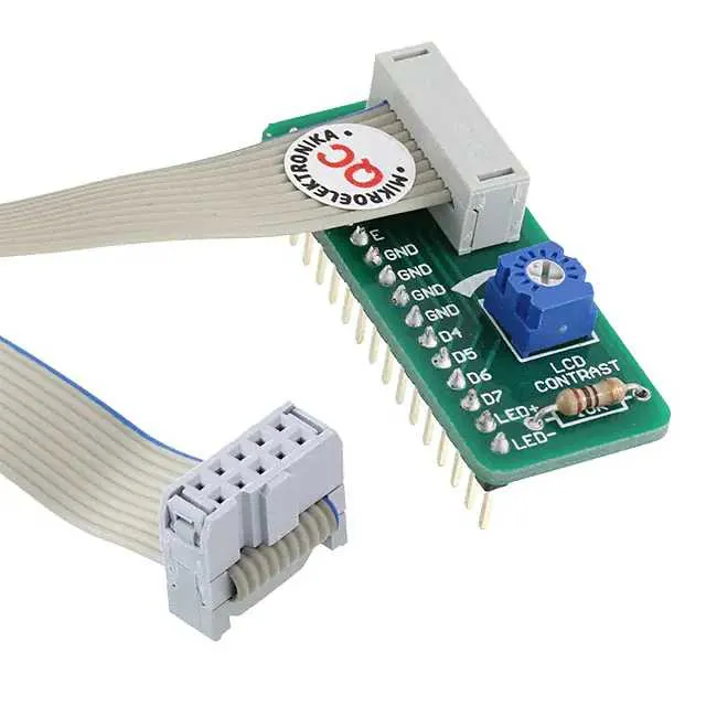 MIKROE-131 (BOARD LCD ADAPTER PAR 2X16-4X20)