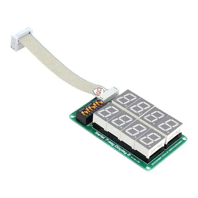MIKROE-202 (DISPLAY BOARD 2 SERIAL 7SEGMENT)