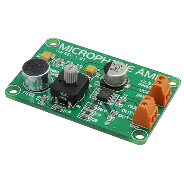 MIKROE-333 (BOARD MICROPHONE AMP)