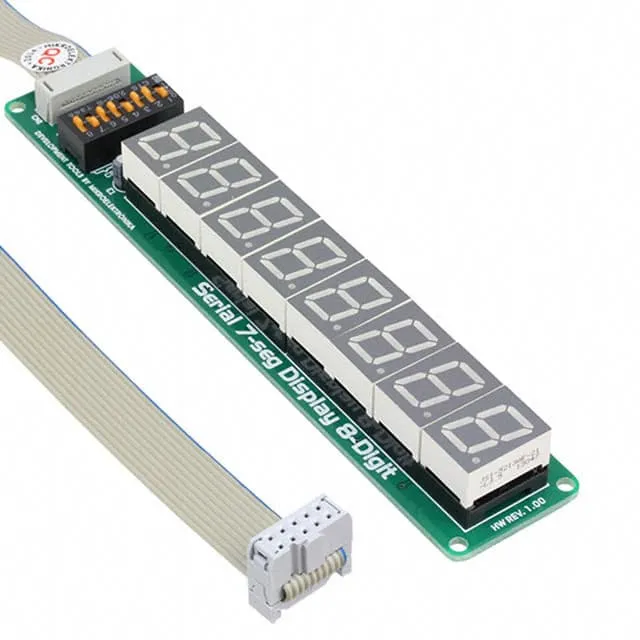 MIKROE-392 (BOARD DISPL SER 7SEG 8DIGIT)