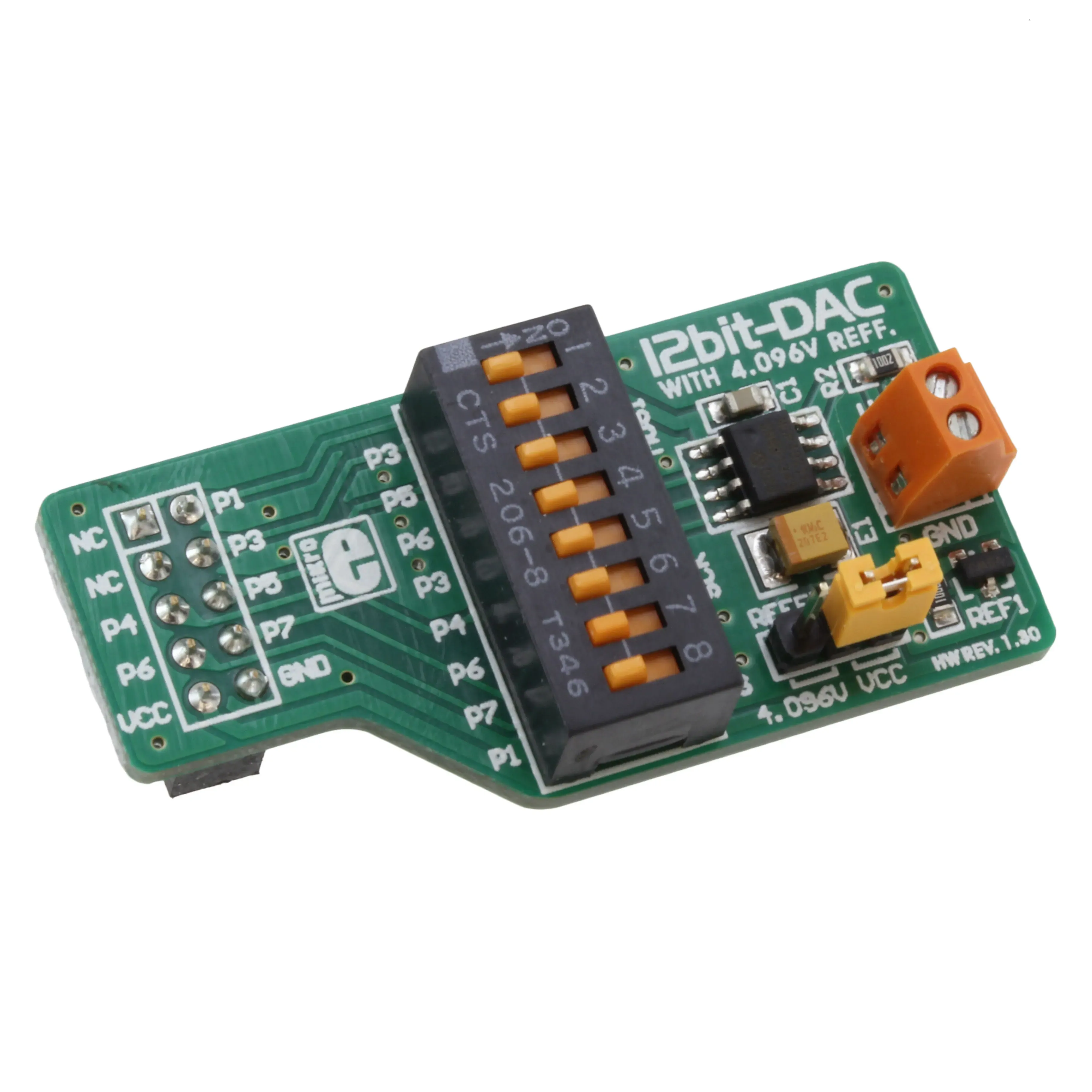 MIKROE-80 (BOARD DAC 12BIT MCP4921)