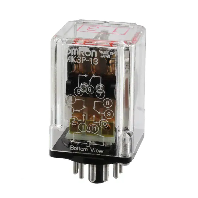 MK3P-13-DC24 (RELAY GEN PURPOSE 3PDT 10A 24V)