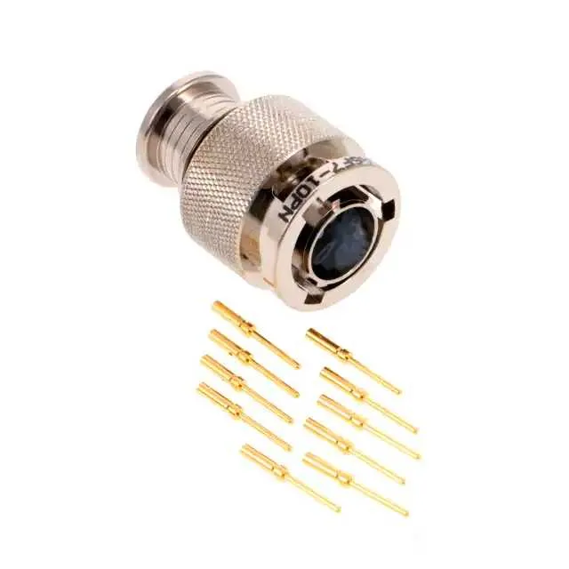 MKJ3A6F7-10PN (CONN PLUG MALE 10POS GOLD CRIMP)