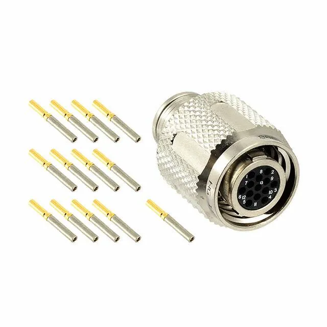 MKJ5A6F10-13SA (CONN PLUG FMALE 13POS GOLD CRIMP)