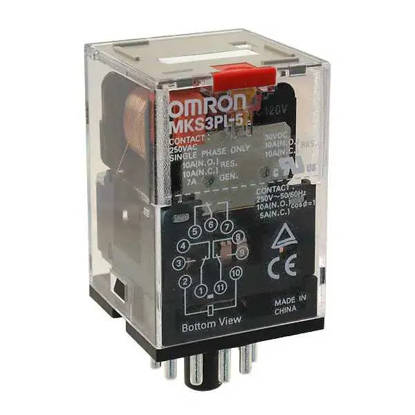 MKS3PI5-AC120 (RELAY GEN PURPOSE 3PDT 10A 120V)