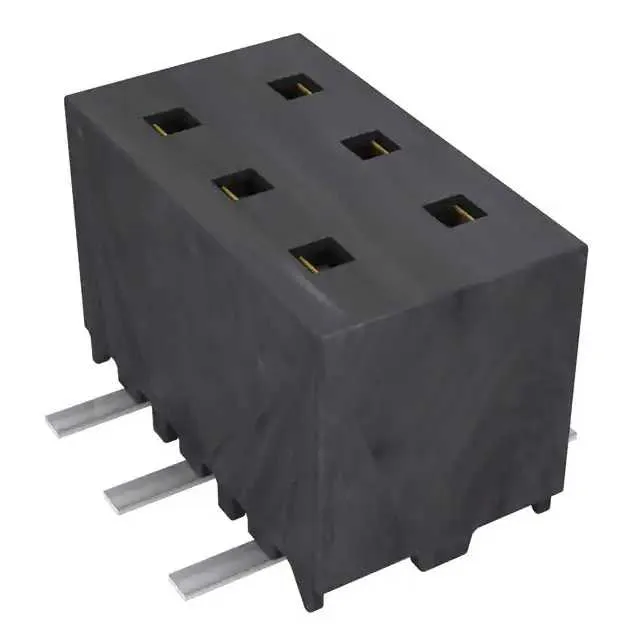 MMS-103-02-L-DV (CONN RCPT 2MM 6POS DL VERT SMD)