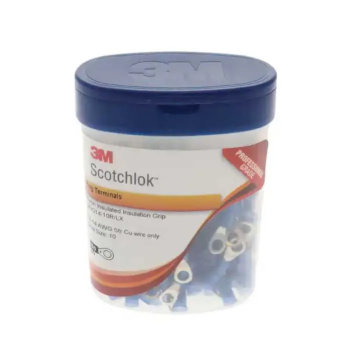 MNG14-10R/LX-BOTTLE (CONN RING CIRC 14-16AWG 10 100PC)